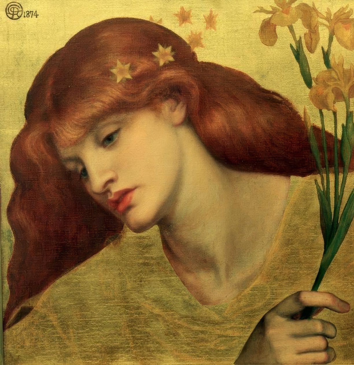 Hellige Lilias av Dante Gabriel Charles Rossetti