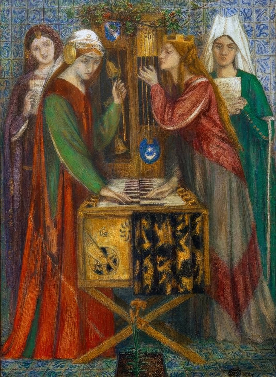 Det blå skapet av Dante Gabriel Charles Rossetti