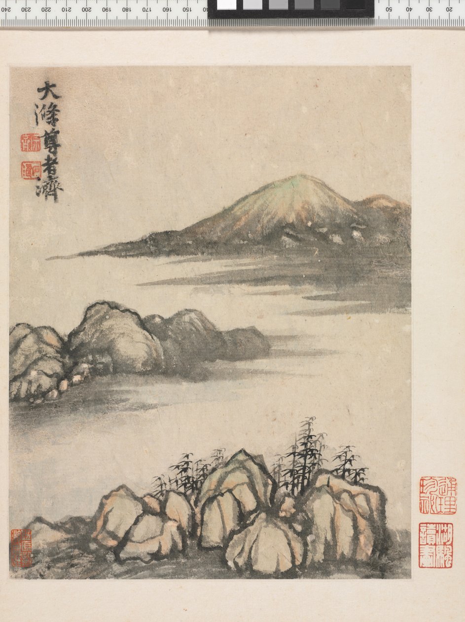 Minner om Qinhuai-elven, Qing-dynastiet av Daoji Shitao