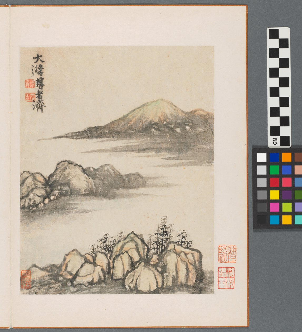 Minner om Qinhuai-elven, Qing-dynastiet av Daoji Shitao