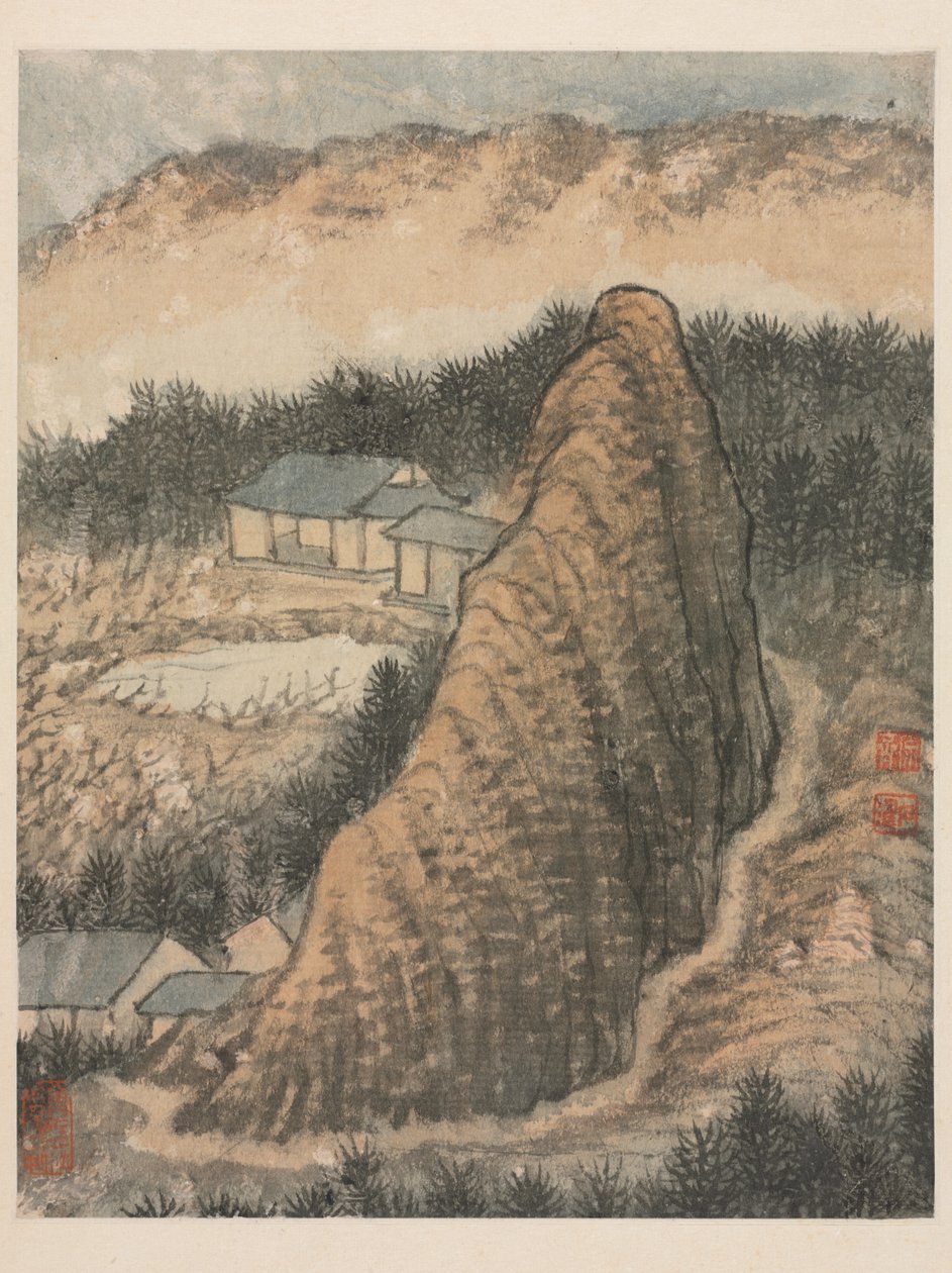 Minner om Qinhuai-elven, Qing-dynastiet av Daoji Shitao