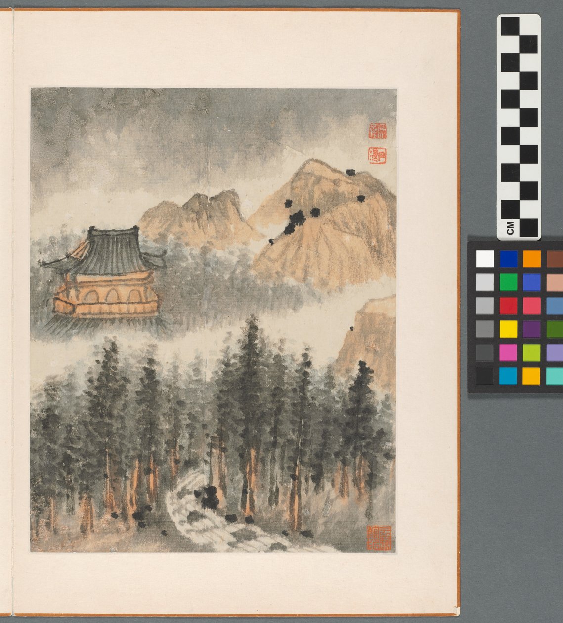 Minner om Qinhuai-elven, Qing-dynastiet av Daoji Shitao
