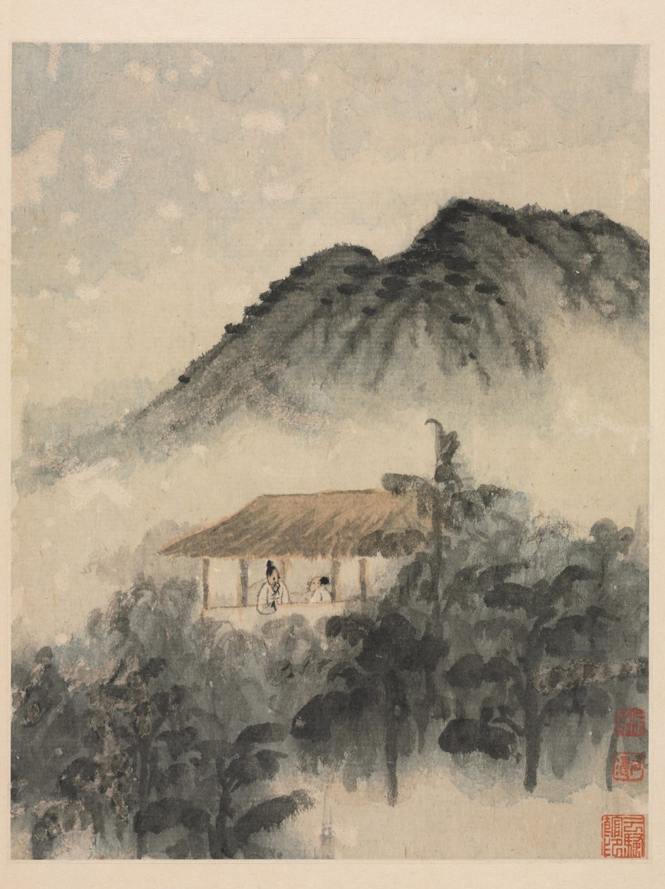 Minner om Qinhuai-elven, Qing-dynastiet av Daoji Shitao
