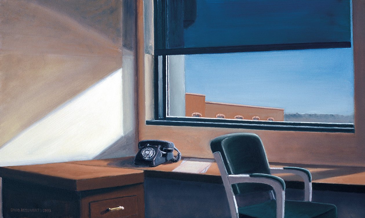 Tilbake til jobben, 2003 av David Arsenault
