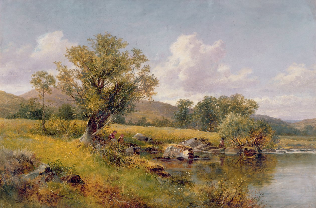 Et elvelandskap av David Bates