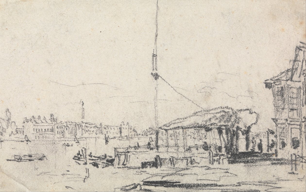 Utsikt over Scheldt av David Cox