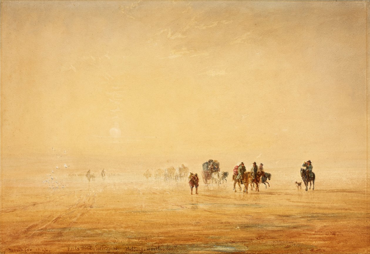 Lancaster Sands, 1844 av David Cox