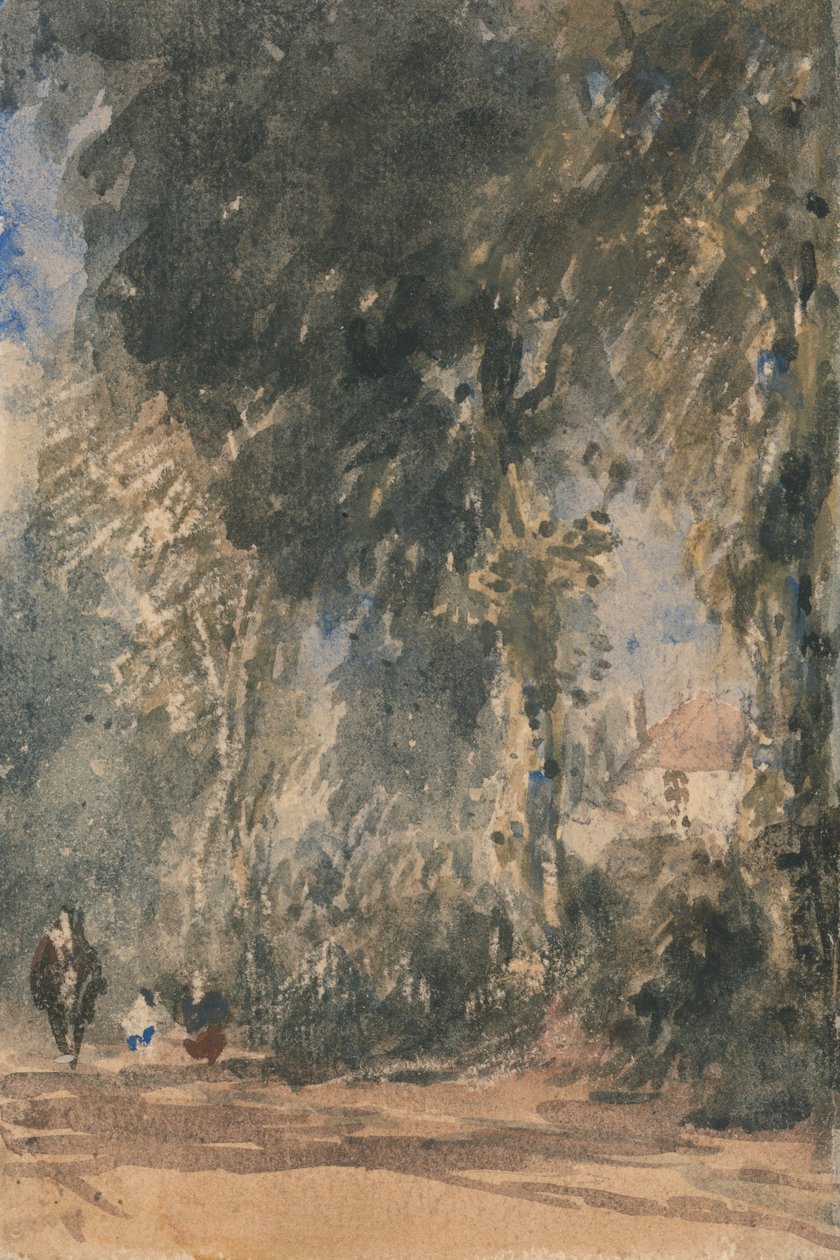 Abbey Gates ser til Greenfield House av David Cox