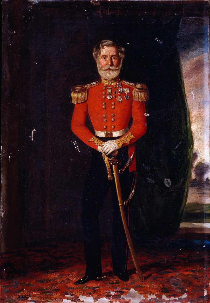 Oberst Philip McPherson CB, 17. (The Leicestershire) fotregiment, 1855 av David Cunliffe