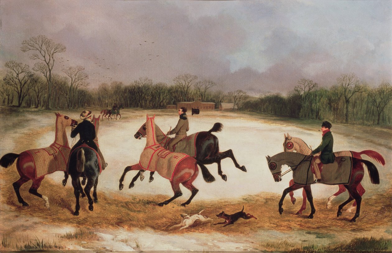 Grooms som trener veddeløpshester av David of York Dalby