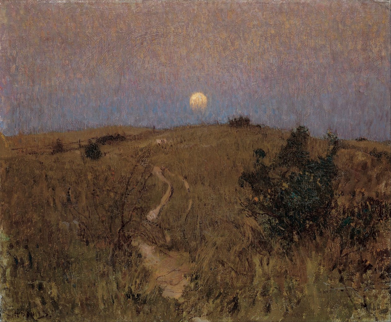 Måneoppgang av David Davies