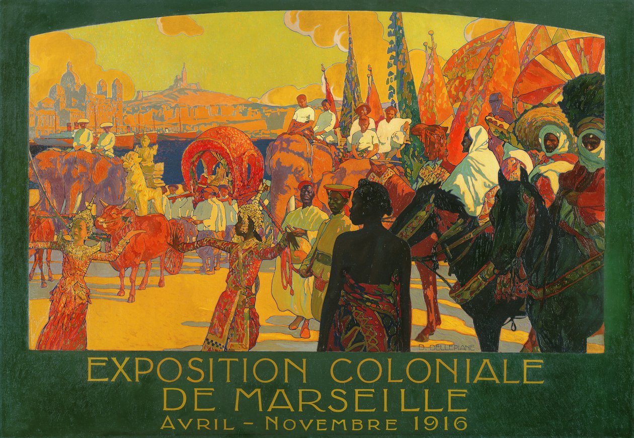 Den nasjonale kolonialutstillingen, Marseille, april-november 1916, 1922 av David Dellepiane