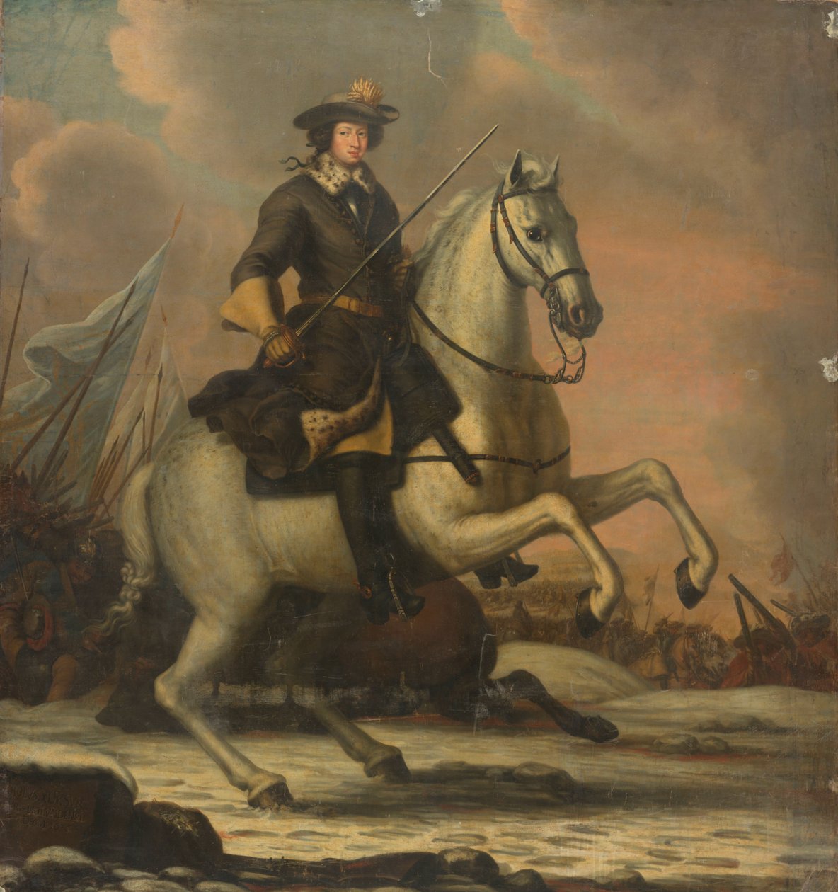 Portrett av Karl XI, konge av Sverige av David Klöcker Ehrenstrahl
