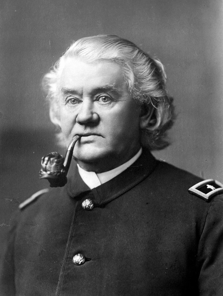 Oberst Frederick Benteen, ca. 1874-98 av David Frances Barry