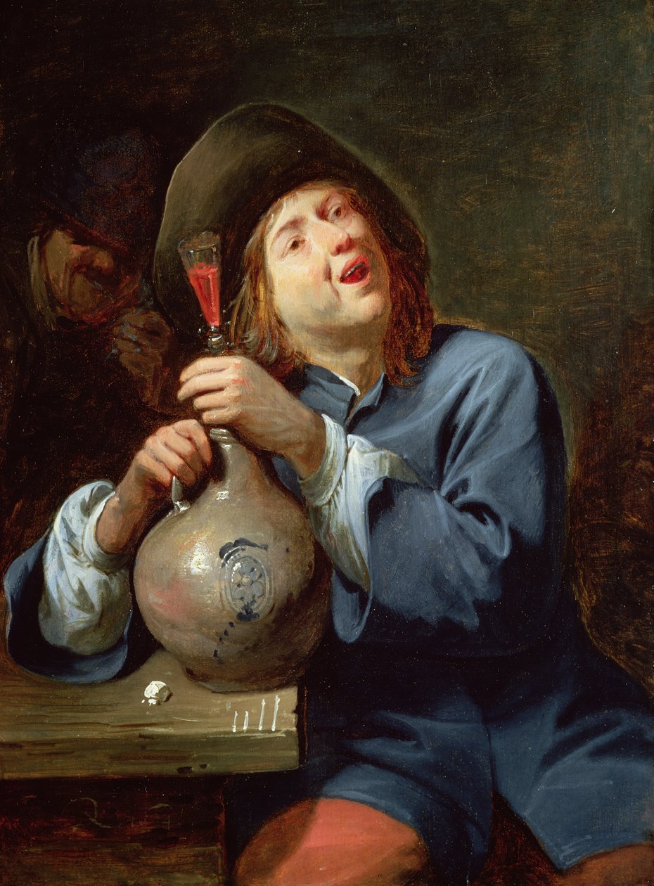 The Singer, 1644 (panel) av David II Ryckaert