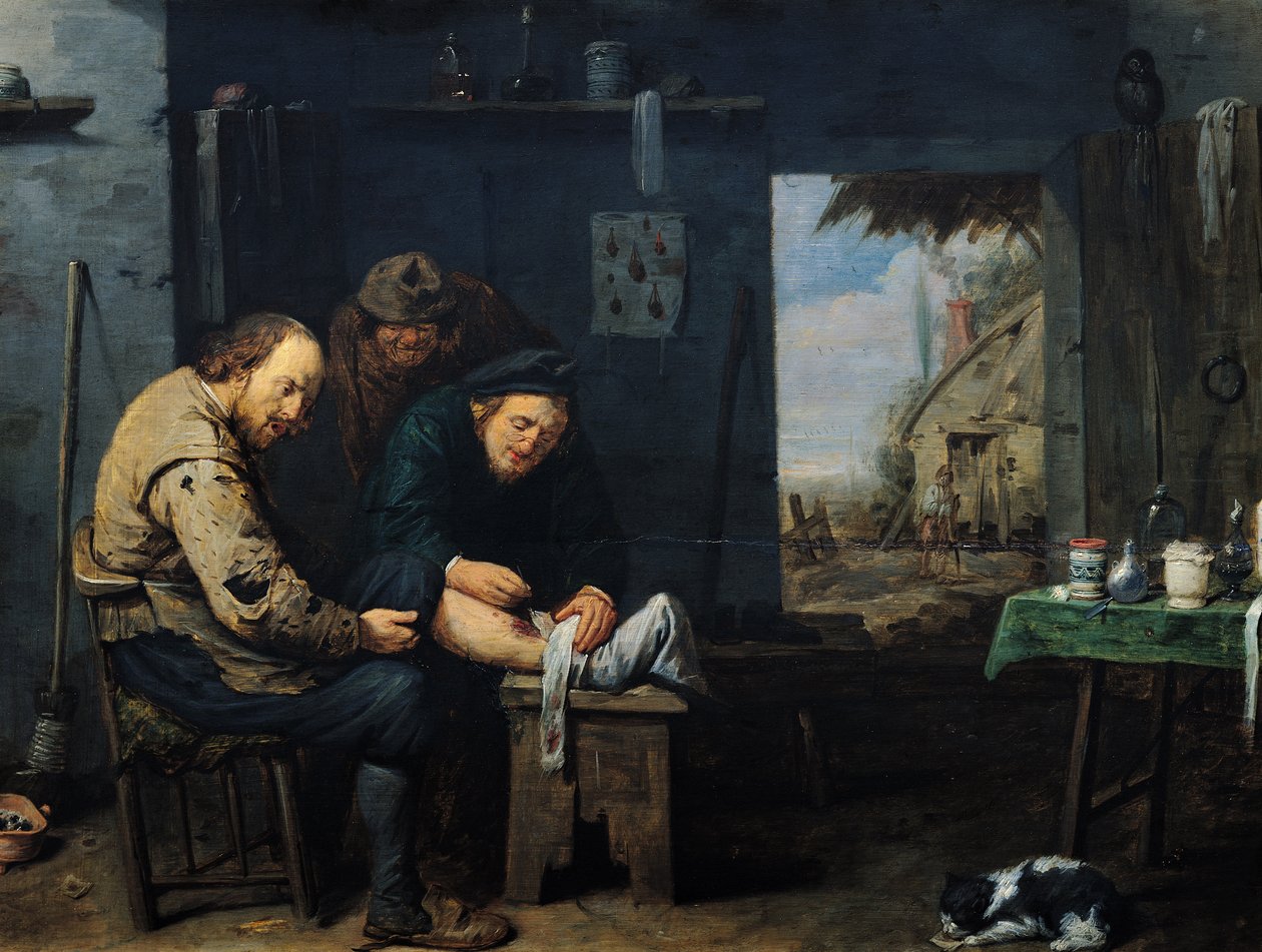 Kirurgen, 1638 av David III Ryckaert