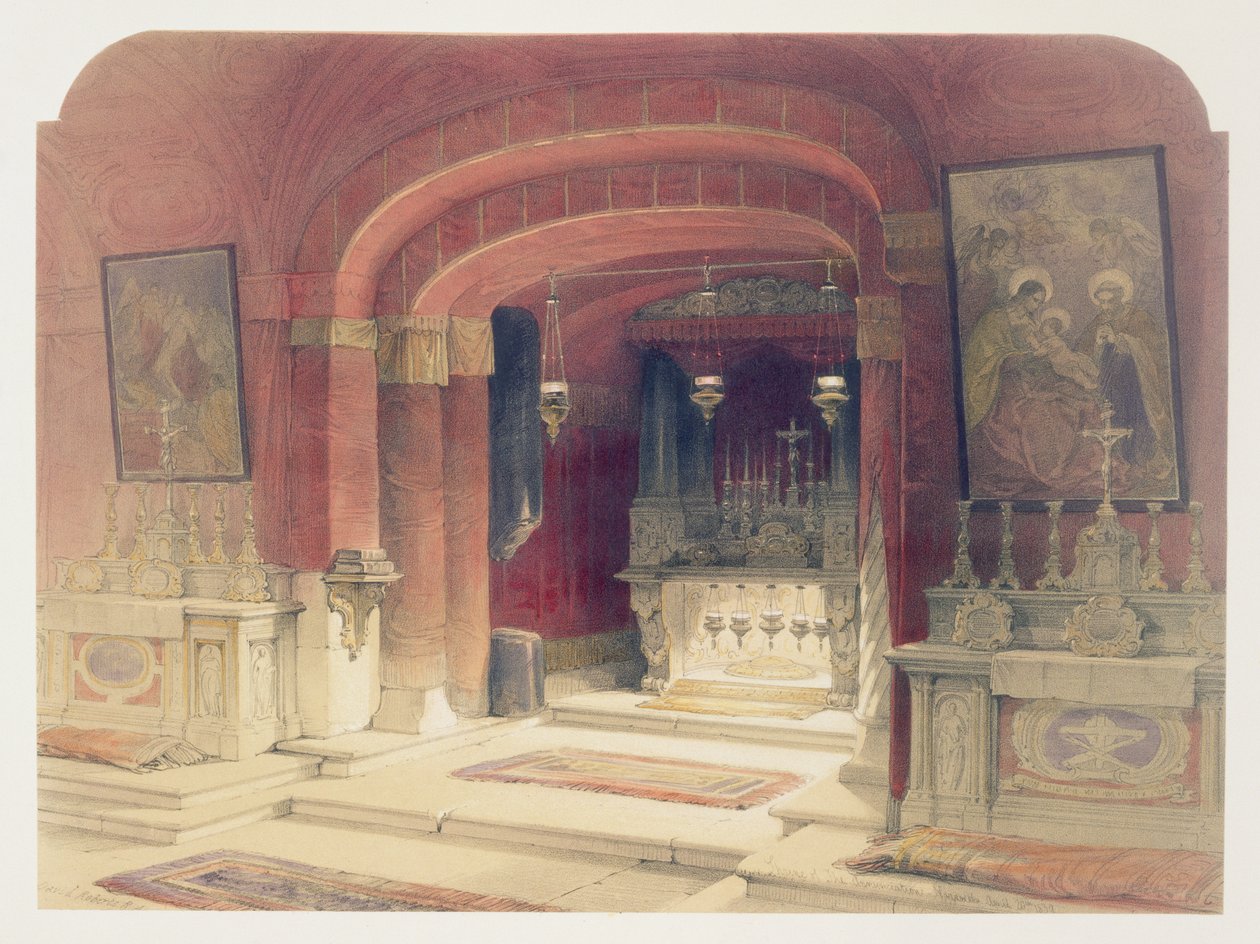 Bebudelsens helligdom, Nasaret, 20. april 1839, plate 31 fra bind I av 