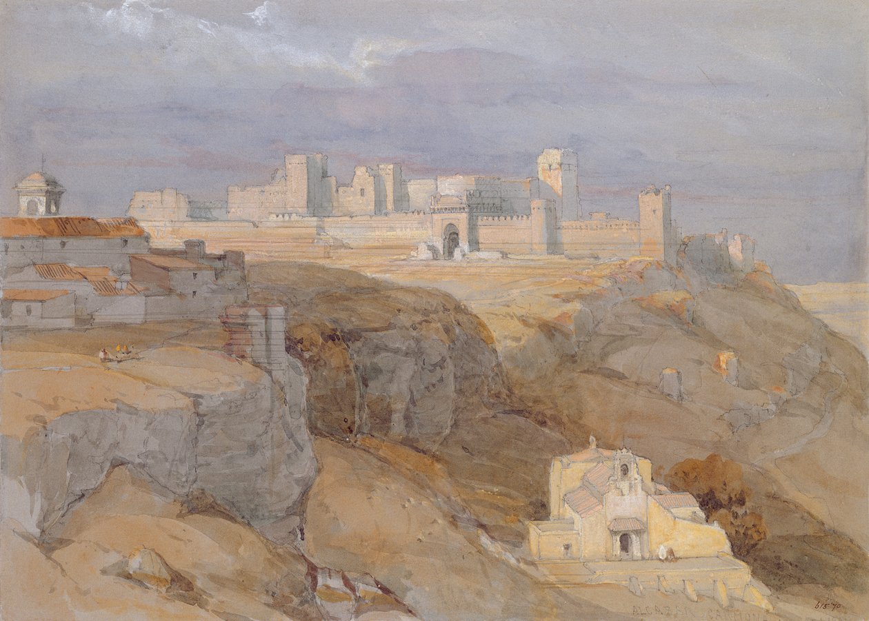 Alcazar i Carmona, Andalucia av David Roberts