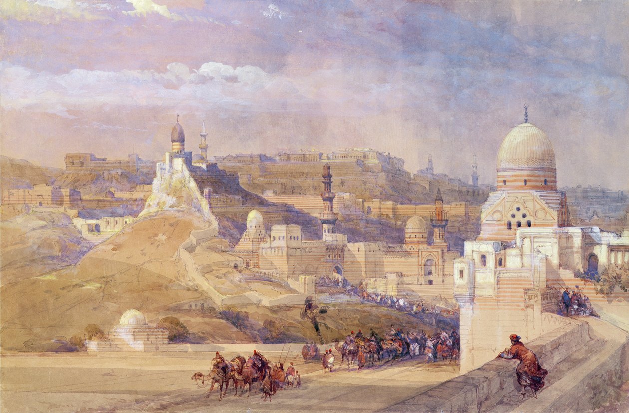 Kairos citadell, Mehmet Alis residens, 1842-49 av David Roberts