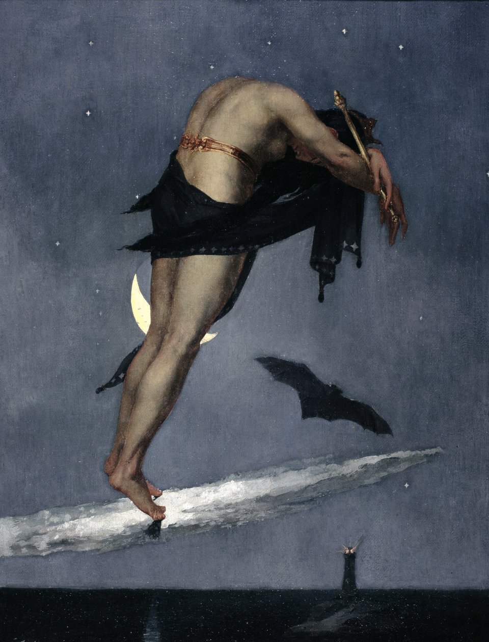Natt, fra serien 'Fire perioder av dagen', 1833 av David Scott
