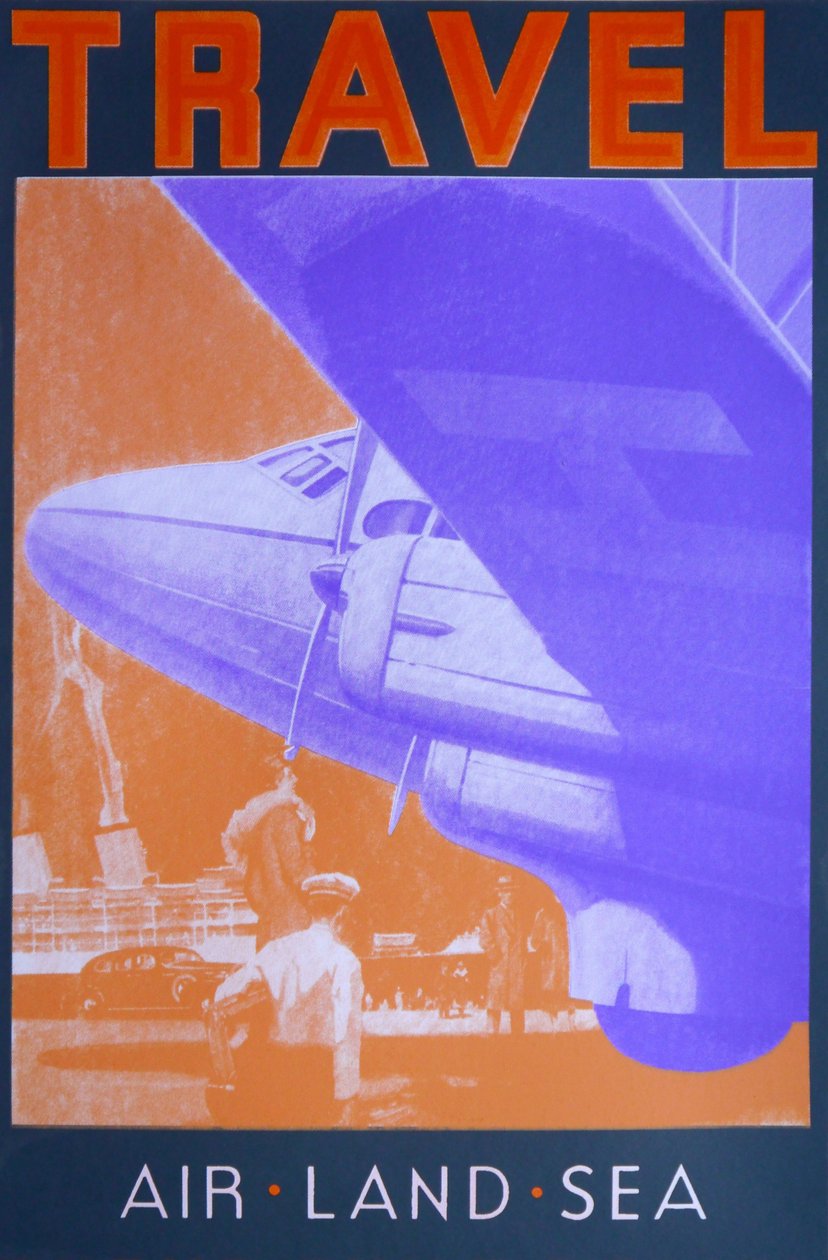 Reise: Air, Land Sea (oransje) av David Studwell
