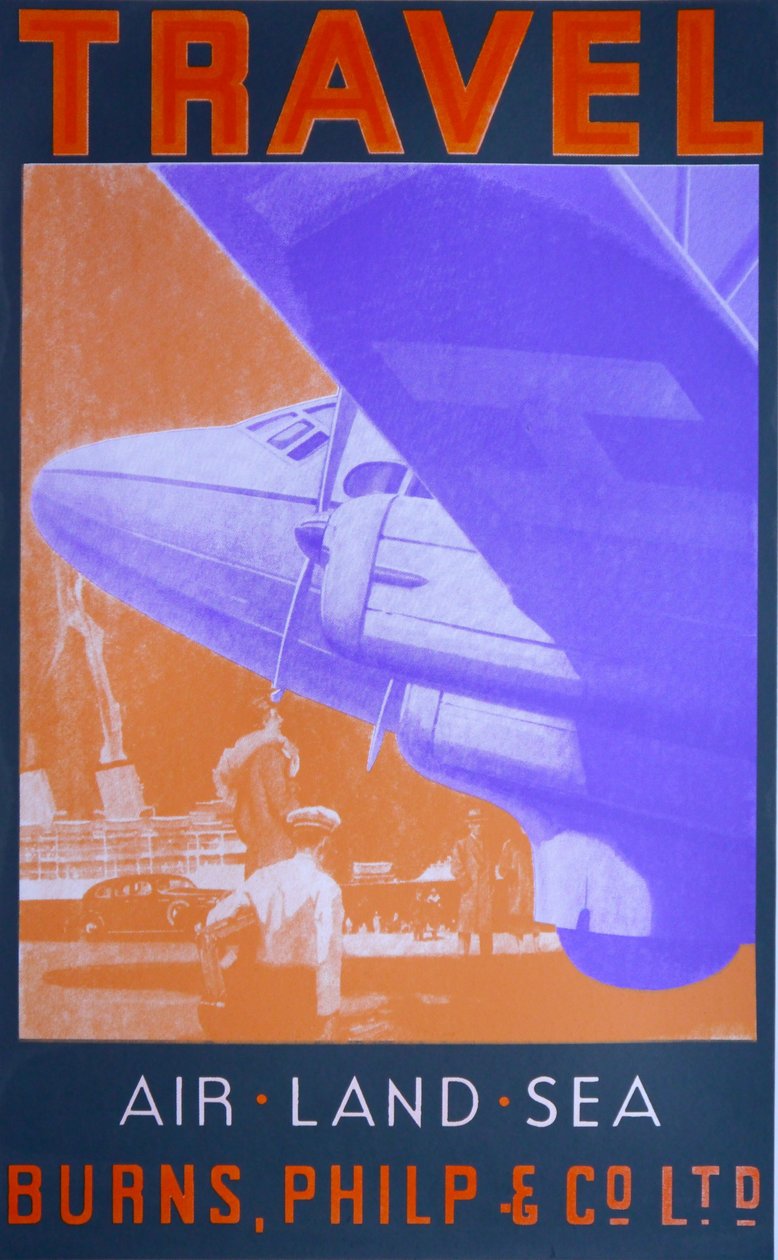 Reise: Air, Land Sea (oransje) av David Studwell