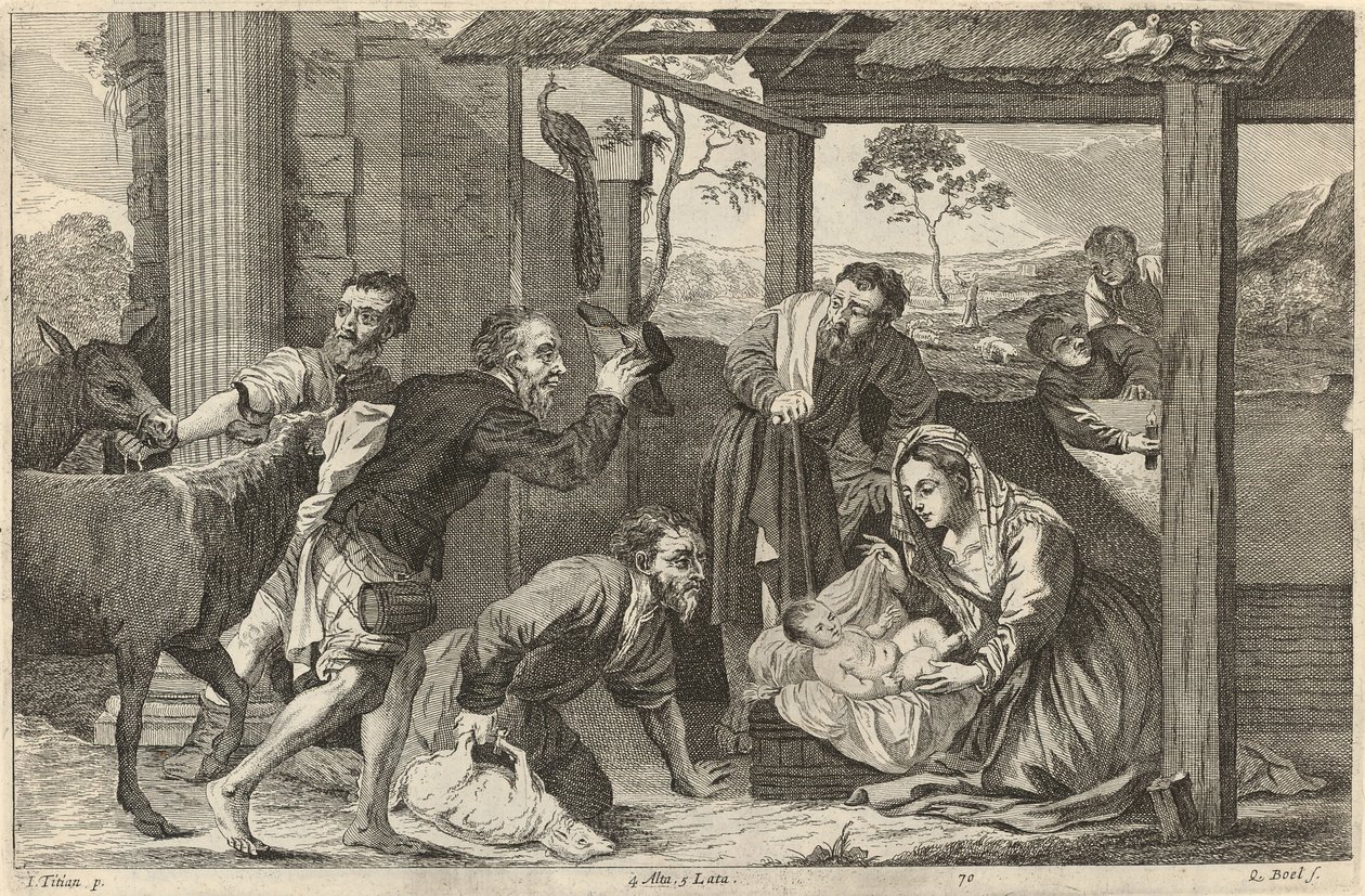 Tilbedelse av hyrdene av David Teniers the Younger