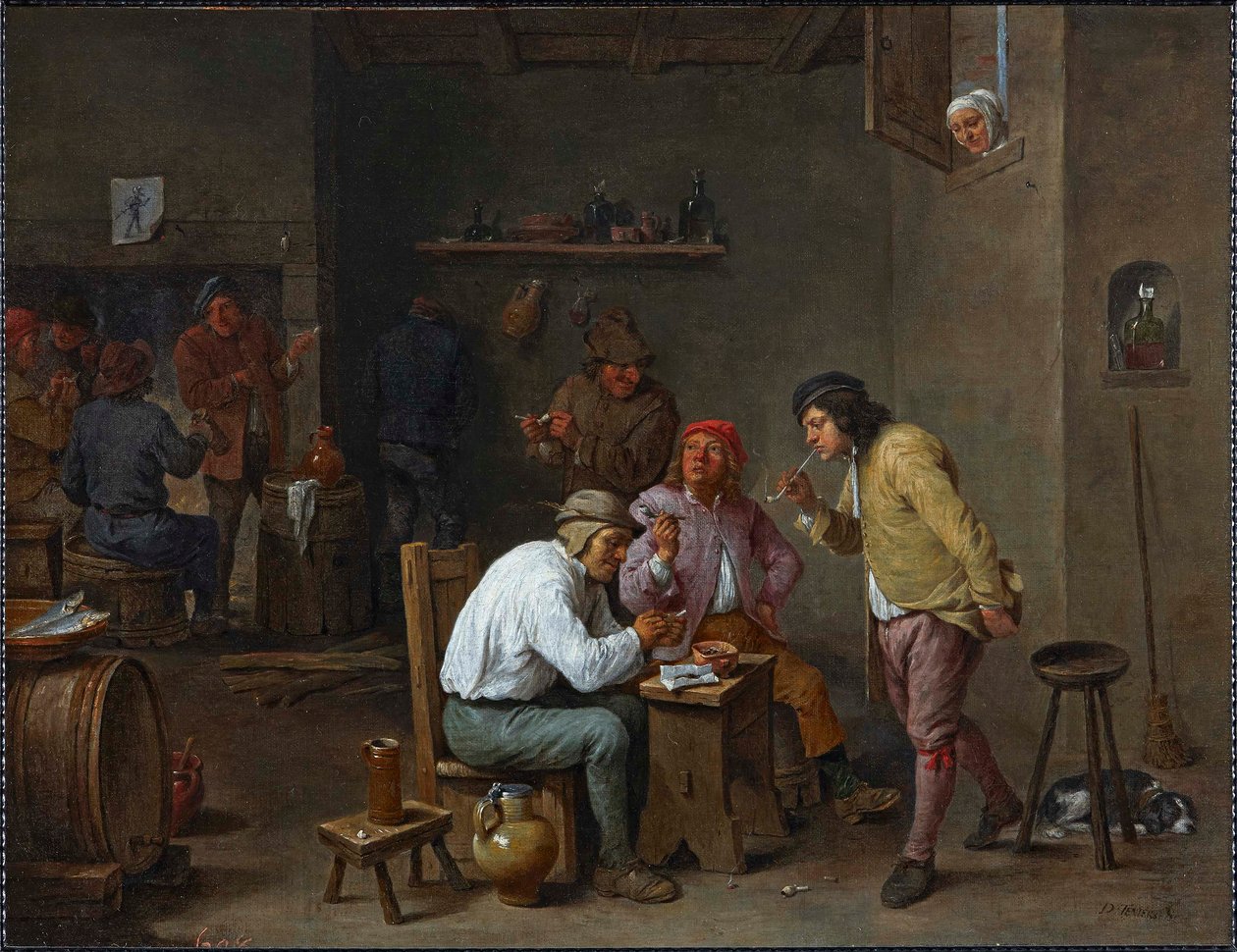 Tavern scene av David Teniers the Younger