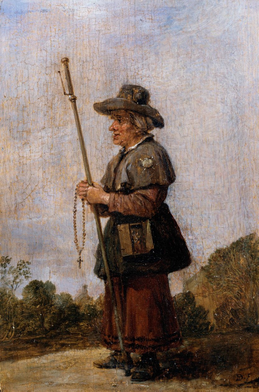 Kvinnelig pilegrim av David Teniers the Younger