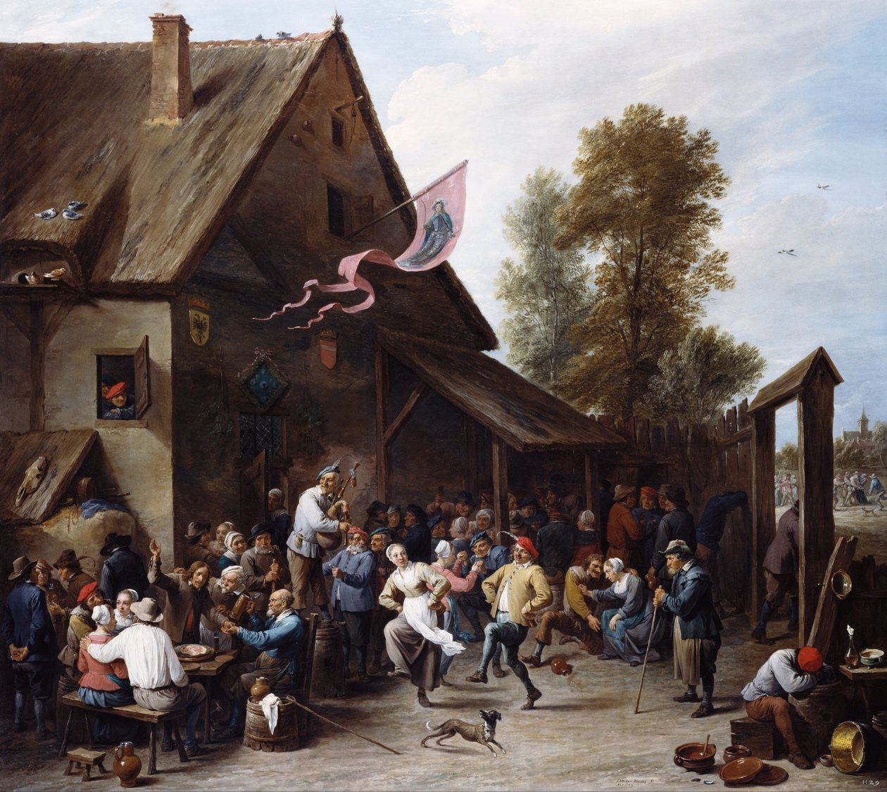 Tivoli på St. Georges Day av David Teniers the Younger