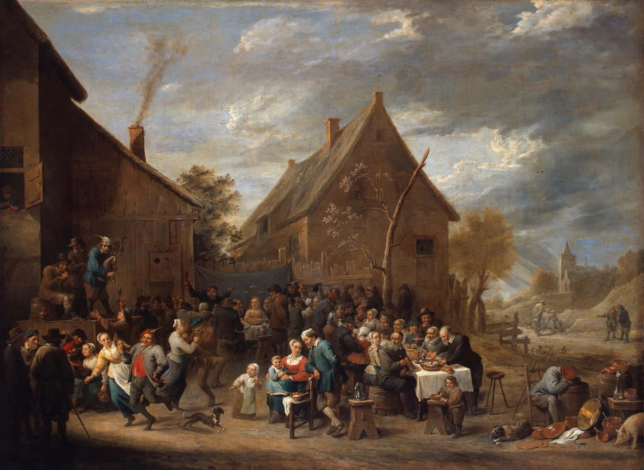 Bondebryllup av David Teniers the Younger
