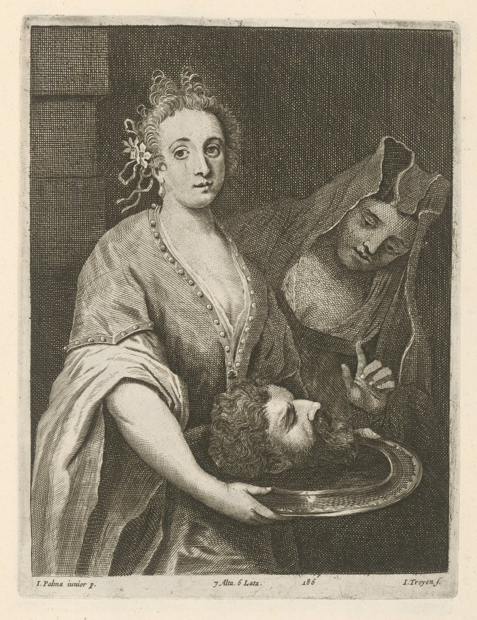 Salome med hodet til døperen Johannes av David Teniers the Younger