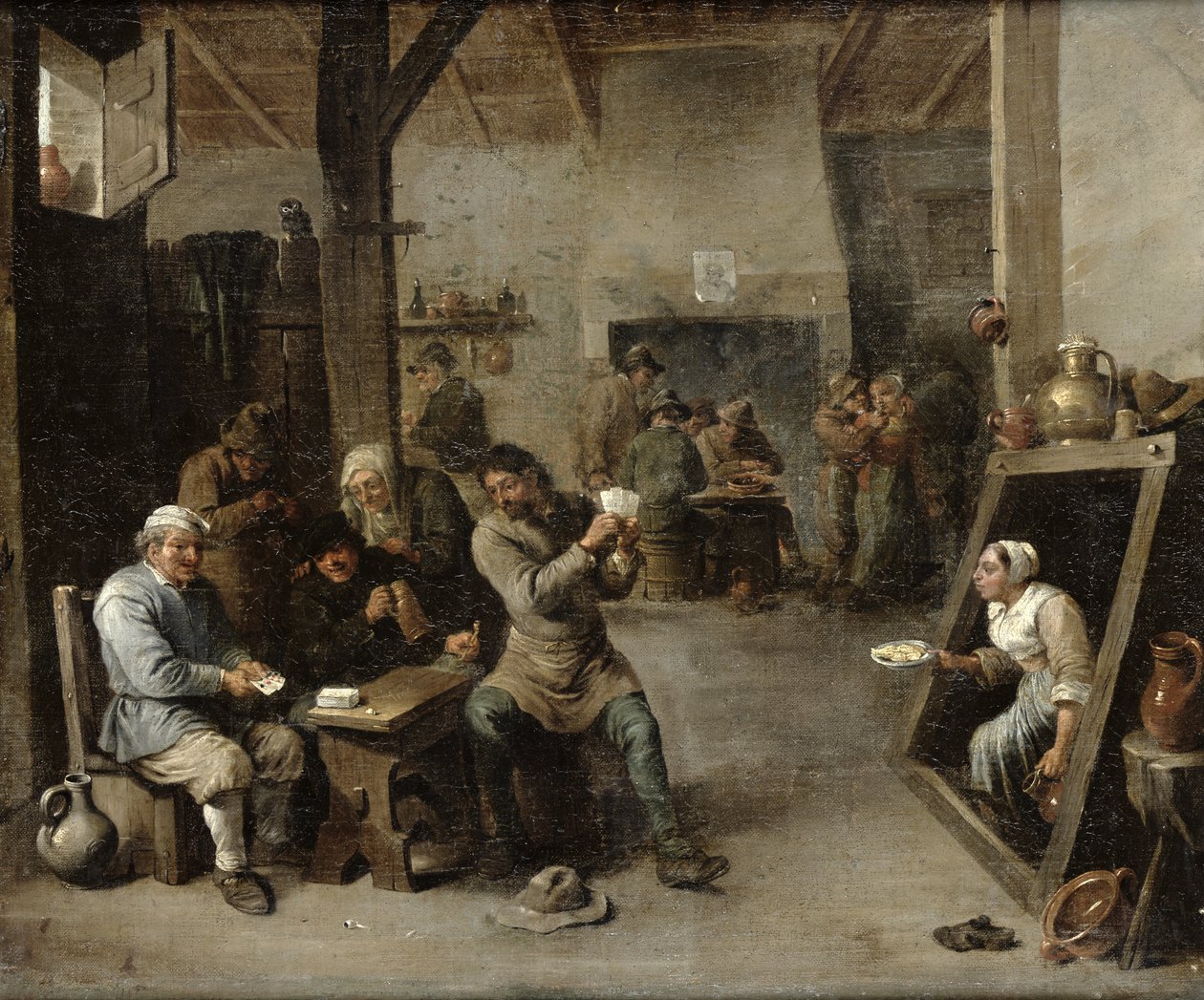 Kortspillerne av David Teniers the Younger