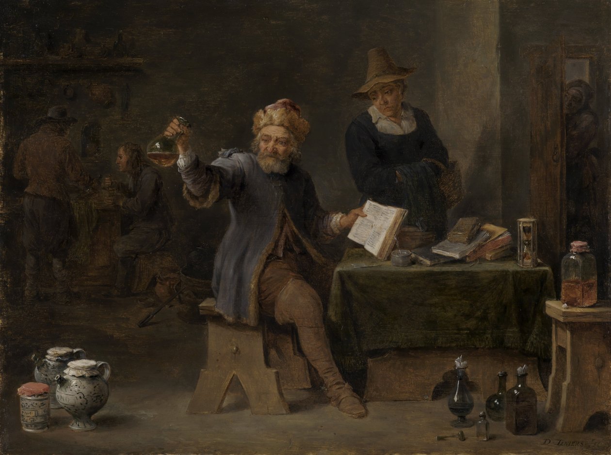 Landsbydoktoren av David Teniers the Younger