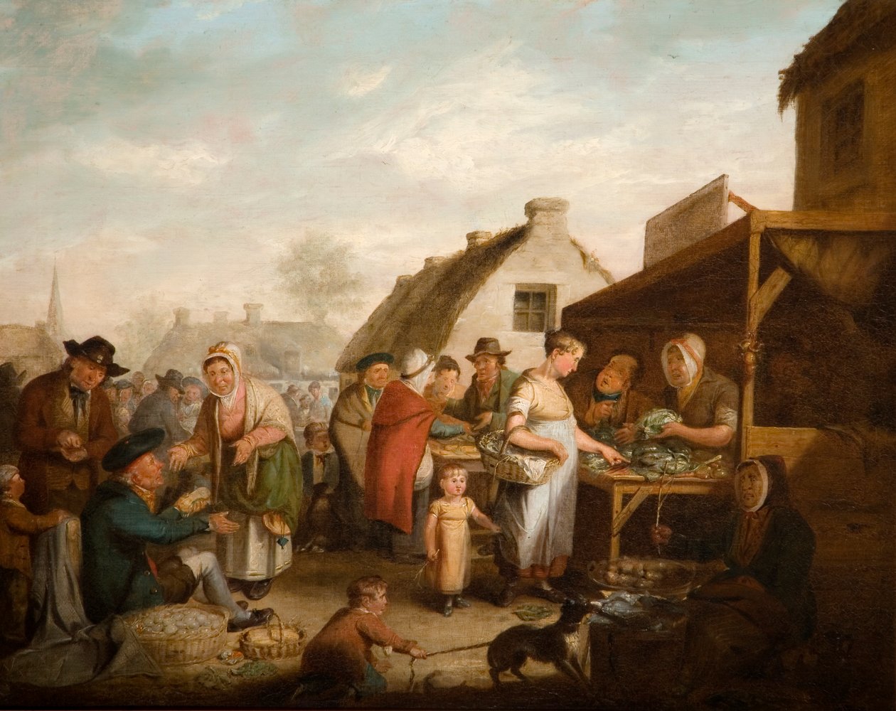 Det skotske markedsplassen, 1818 av David Wilkie