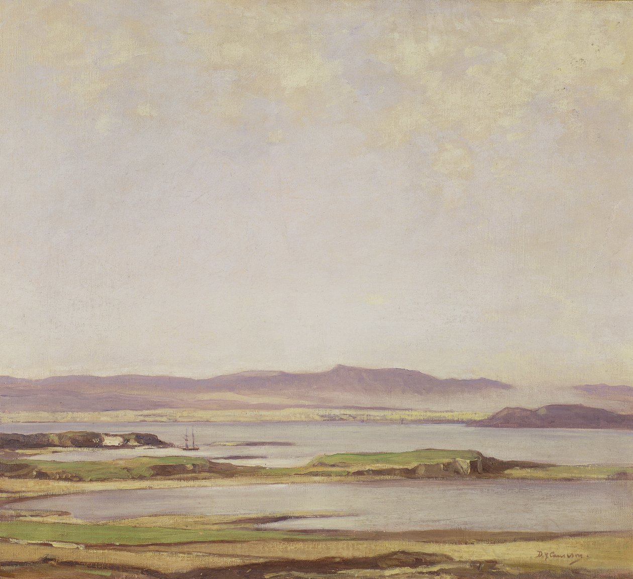 Dunstaffnage, Argyll av David Young Cameron