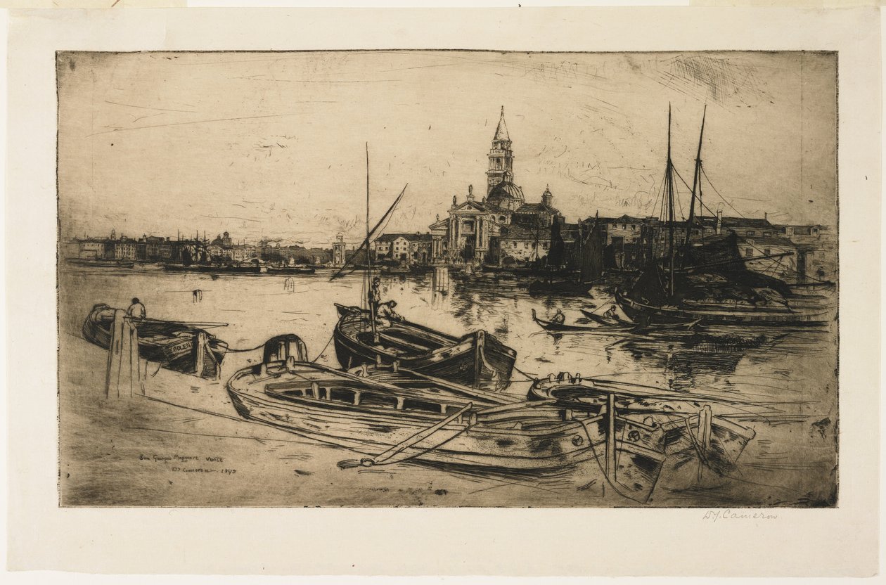 San Giorgio Maggiore, 1895 av David Young Cameron