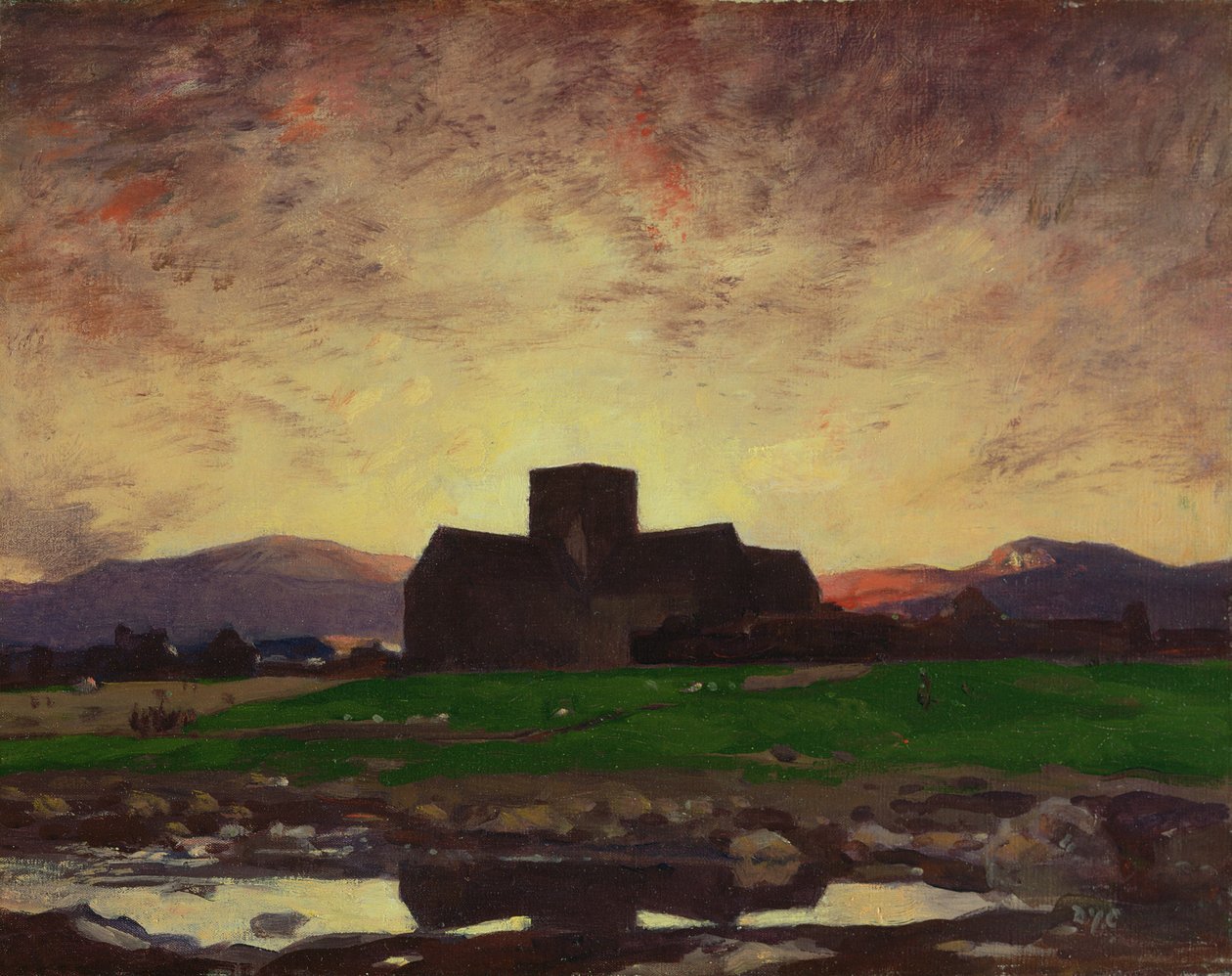 Solnedgang, Iona av David Young Cameron
