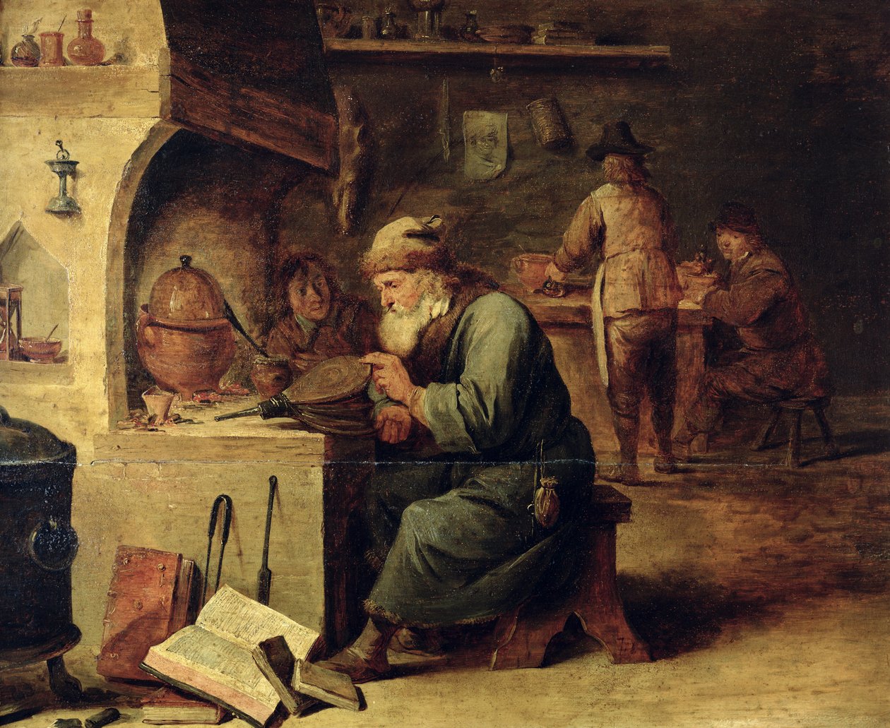 En alkymist av David Teniers the Younger