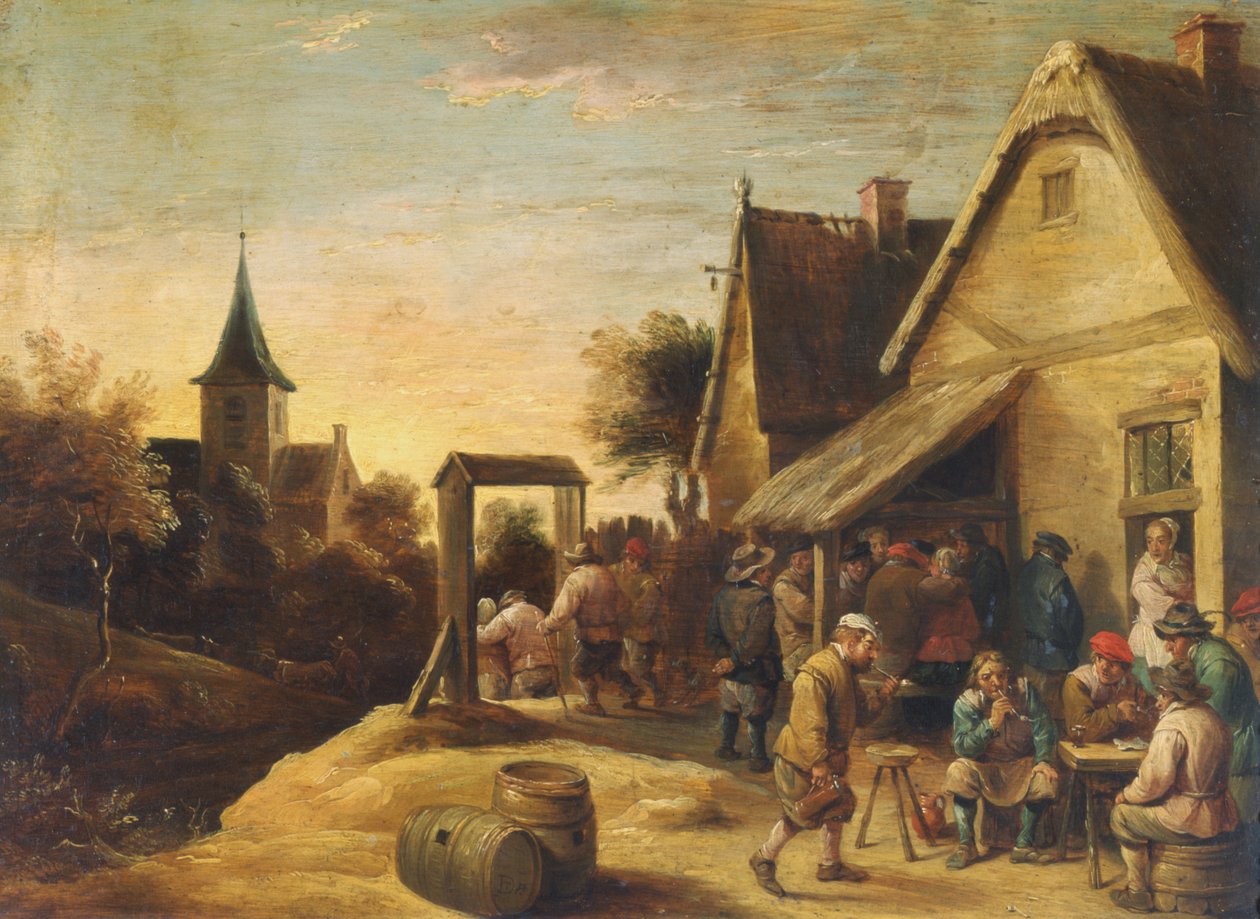Taverna på landsbygda av David Teniers the Younger
