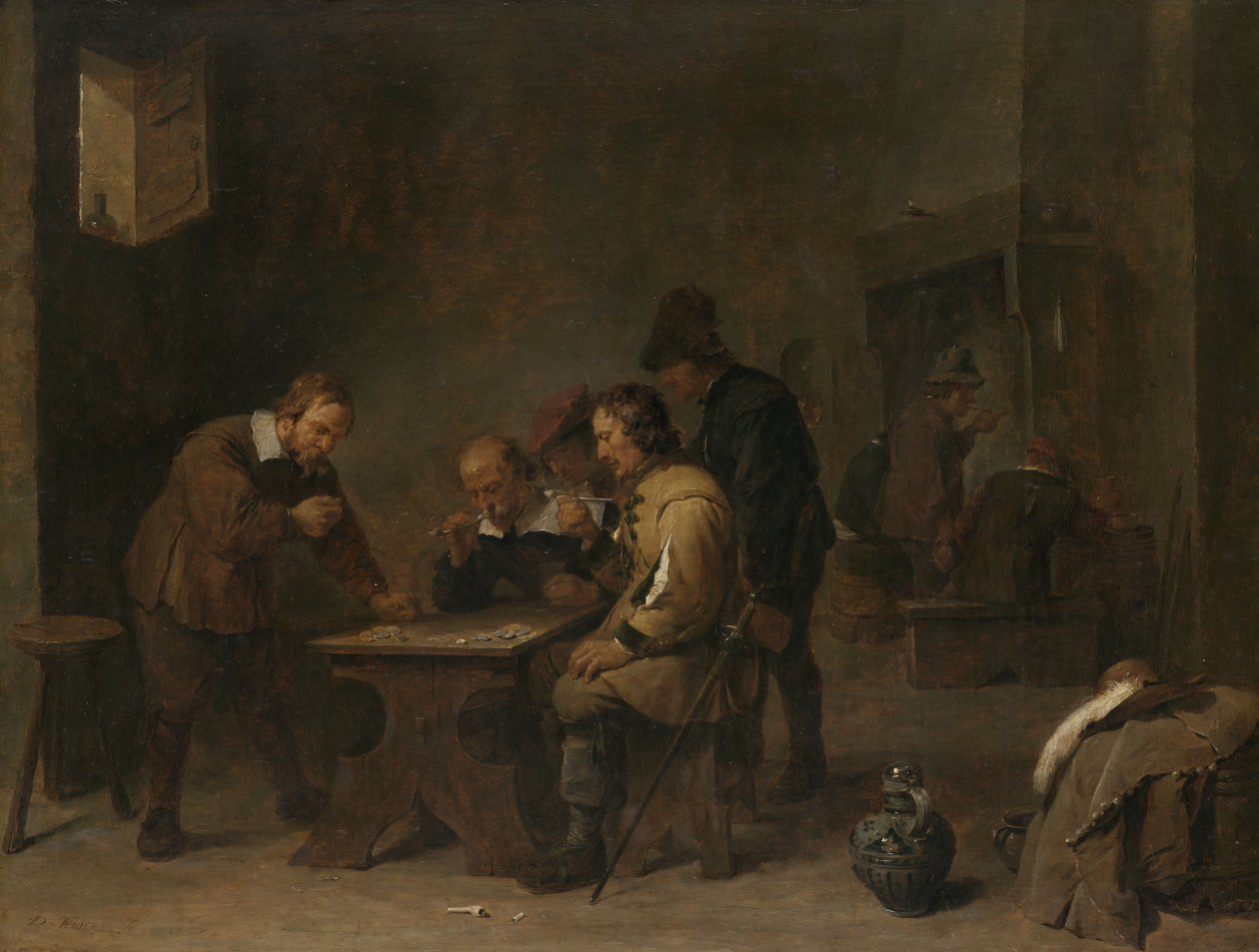 The Gamblers, ca. 1640 av David Teniers the Younger