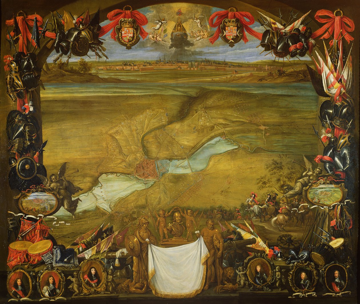 Byen Valenciennes, beleiret av franskmennene, blir reddet av Don Juan av Østerrike, 16. september 1656 av David Teniers the Younger