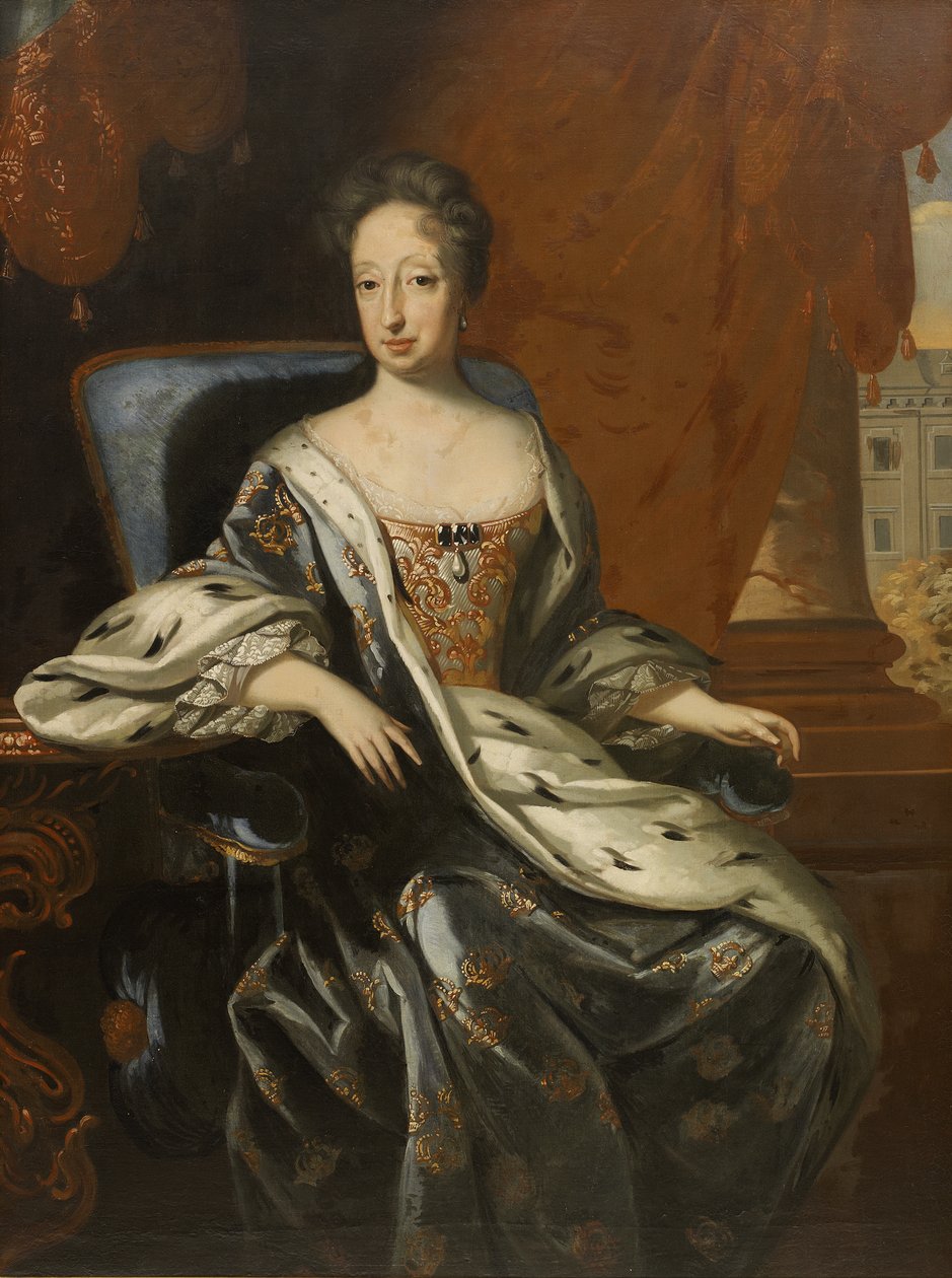 Hedvig Eleonora, Queen of Sweden Portrett av Hedvig Eleonora av David von Krafft