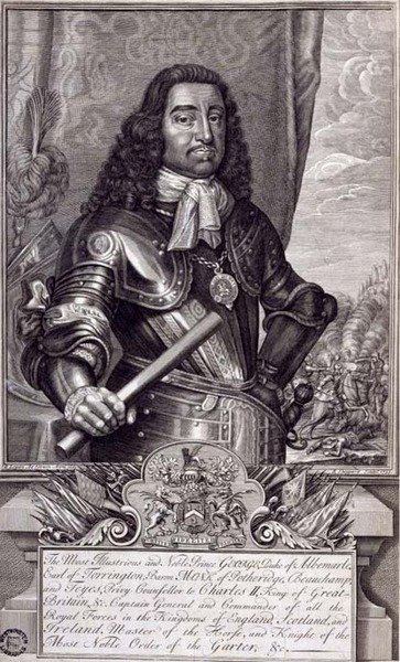George Monck av David (after) Loggan