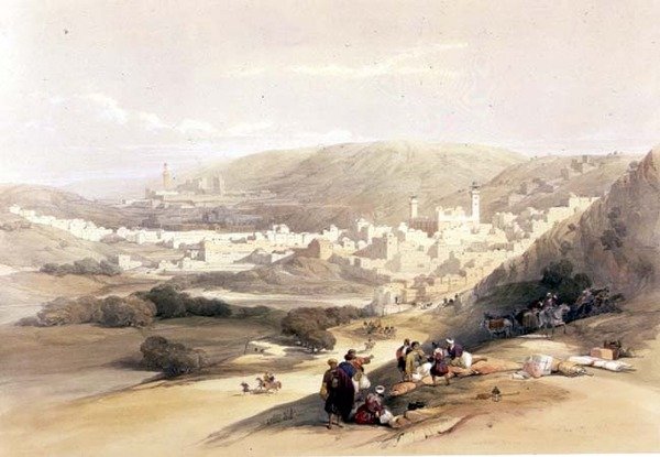 Hebron, 18. mars 1839, plate 55 fra bind II av 