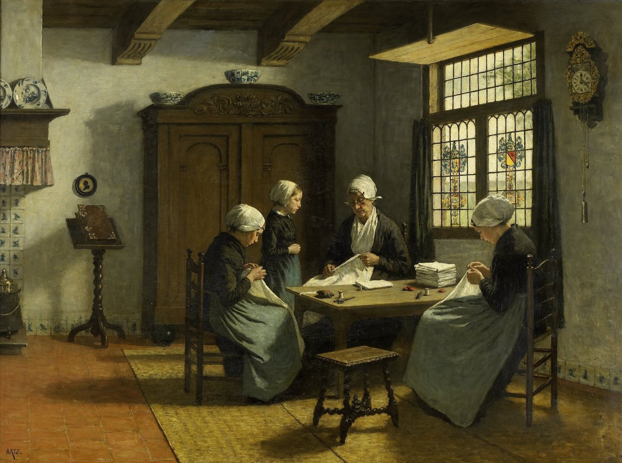 På barnehjemmet i Katwijk-Binnen av David Adolph Constant Artz