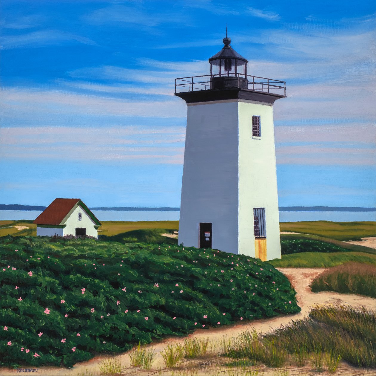 Tjueårsvandring, 2019 (olje på lerret) av David Arsenault