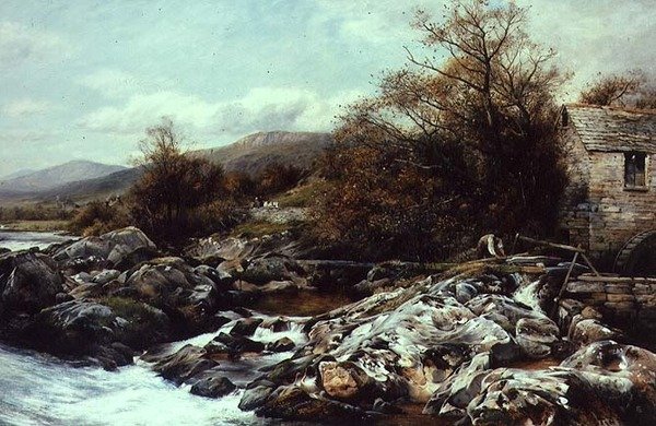 A Mill, Nord-Wales av David Bates