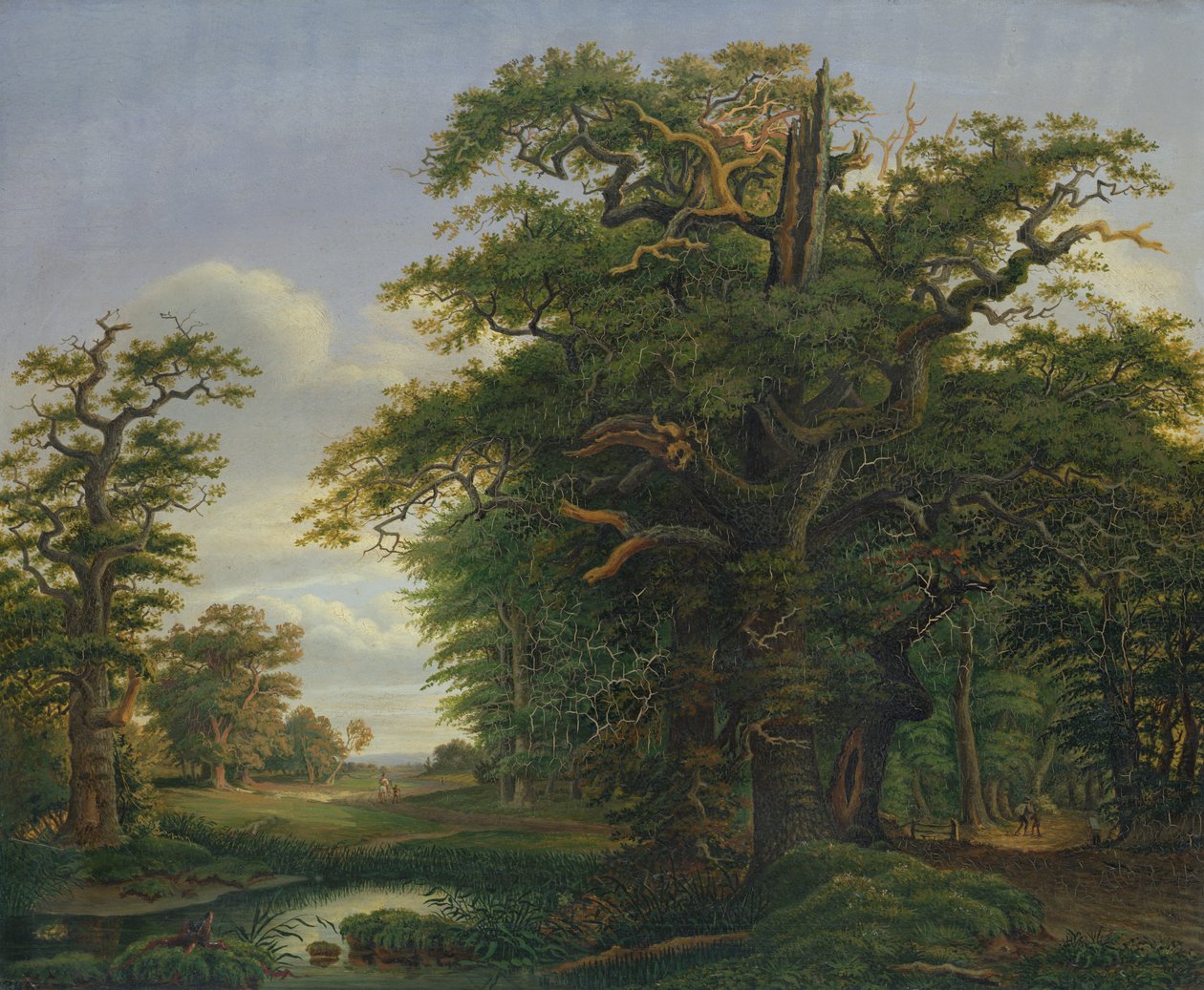 Eik, 1847 av David Christopher Mettlerkamp