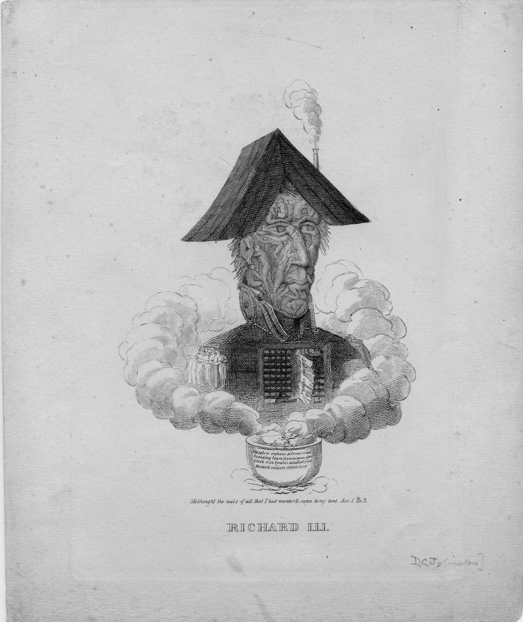 Richard III, ca. 1828 av David Claypoole Johnston